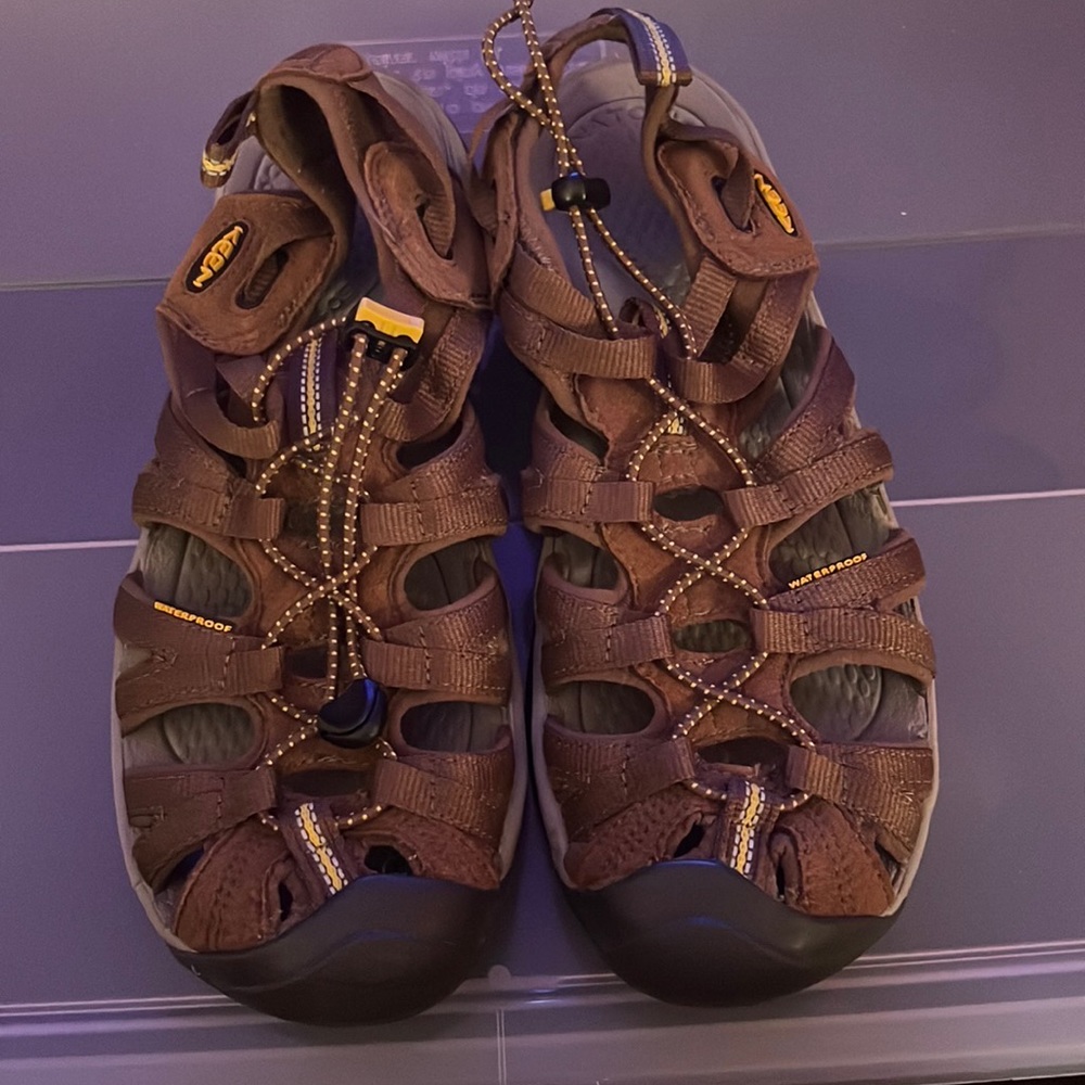 Keen closed toe walking sandals